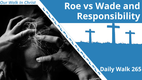 Row vs Wade and Personal Responsibility | Daily Walk 265