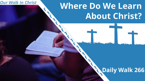 Where To Learn About Christ | Daily Walk 266