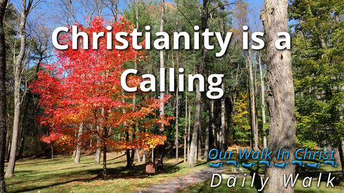 Christianity is a Calling | Daily Walk 27