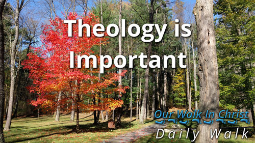 Theology is Important | Daily Walk 3